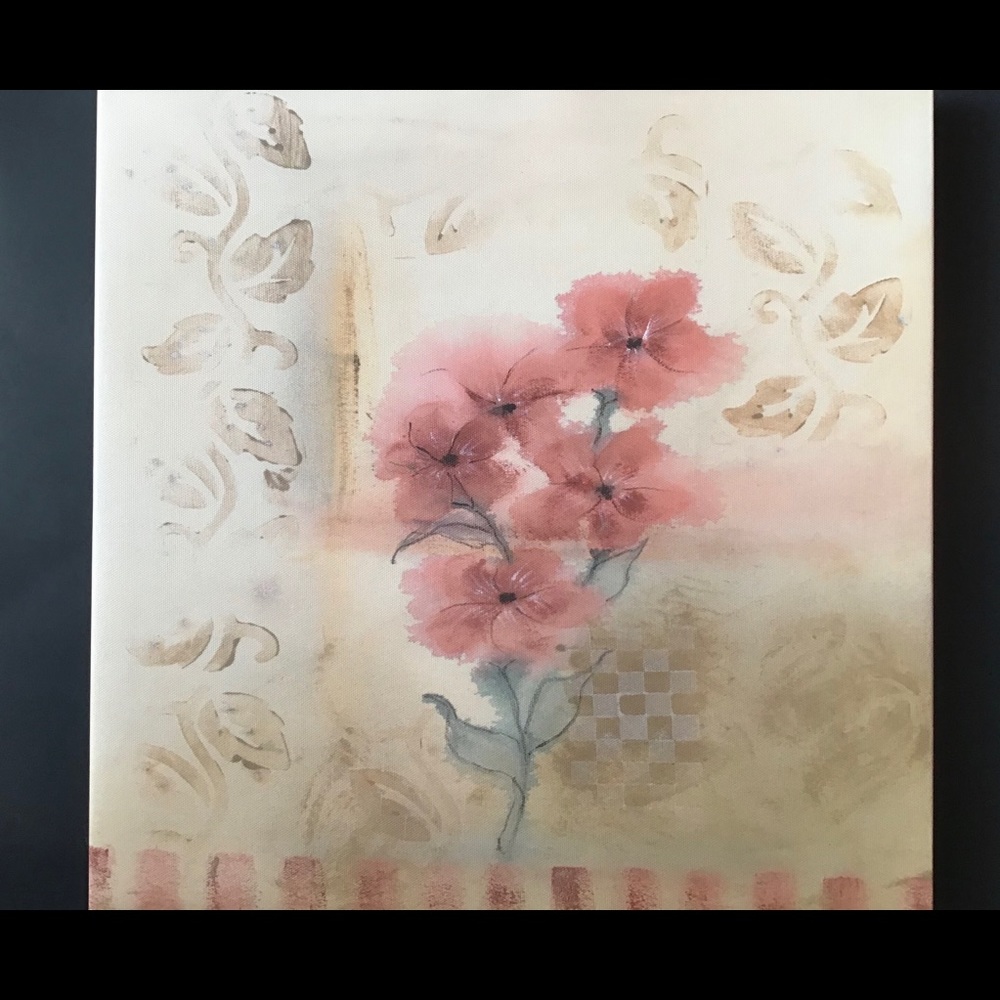 Canvas Flower Picture - Picture 2 of 4